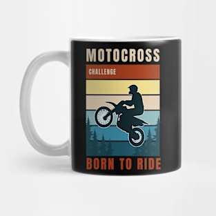 Motocross Born To Ride Mug